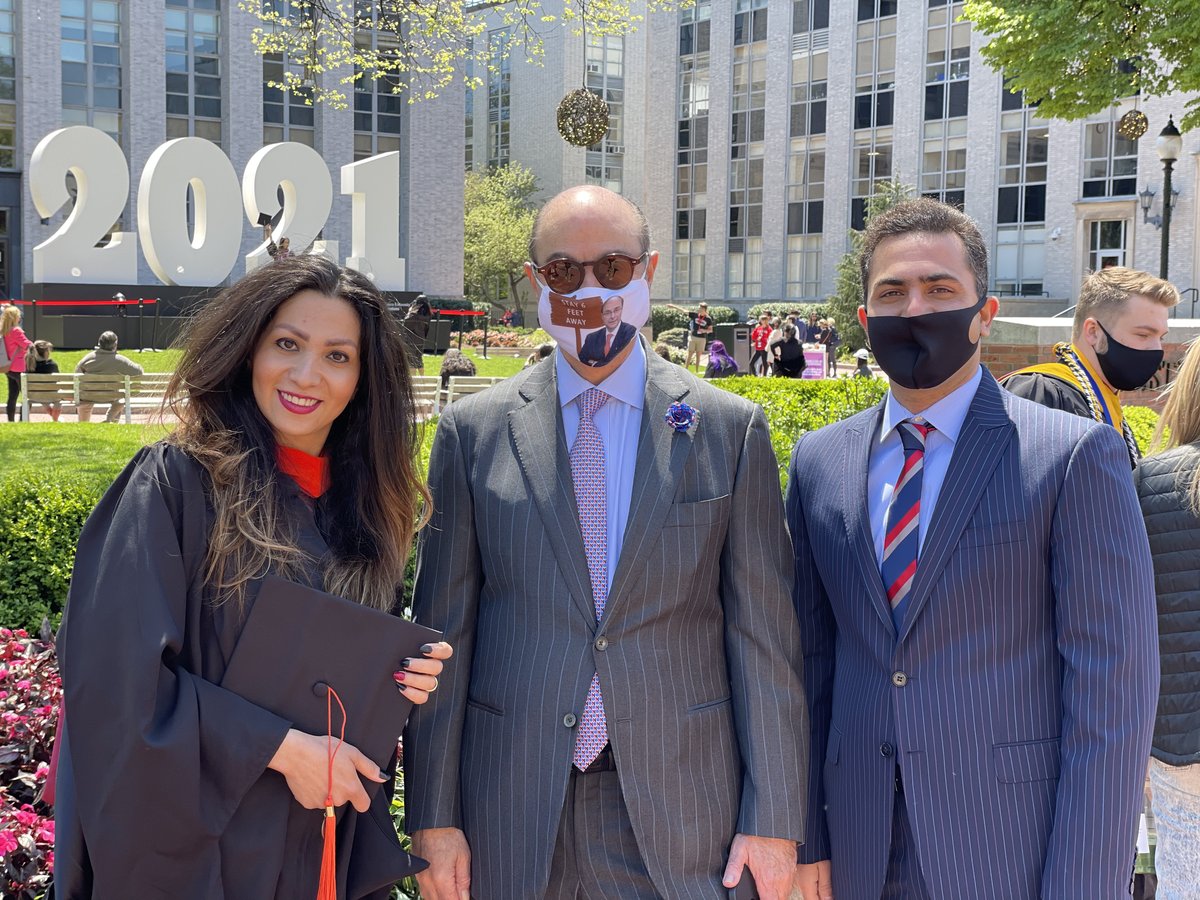 Graduation with President Aoun 2021